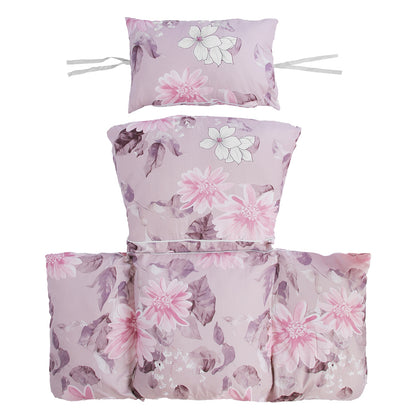 Egg Chair Cushion with Headrest - Thick Padded Swing Seat