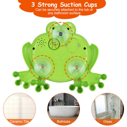 Musical Bubble Bath Maker Toy with Suction Cups for Toddlers