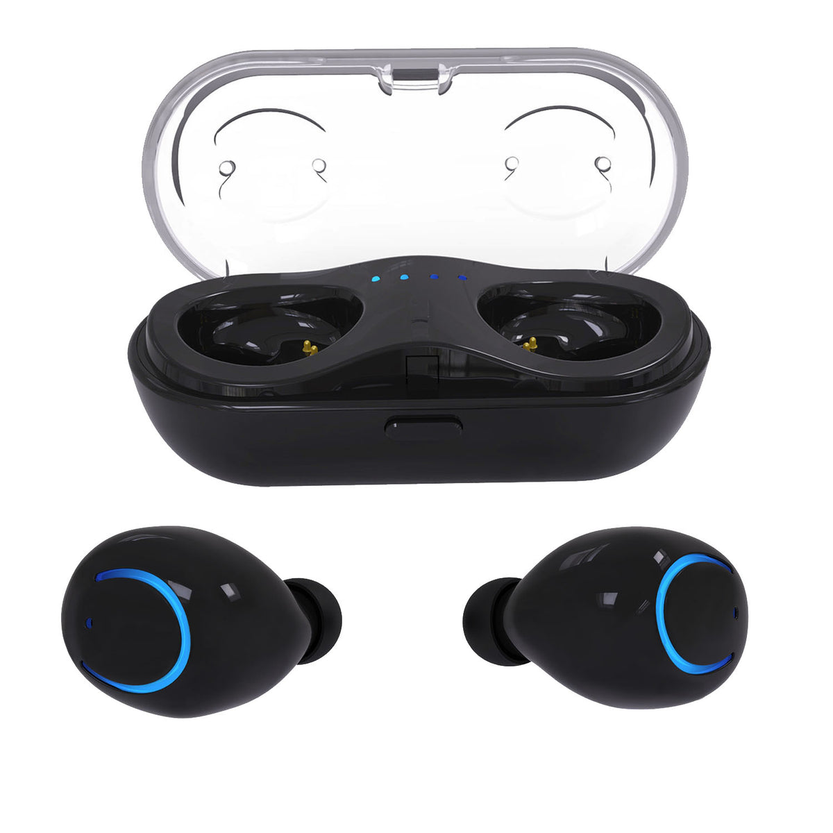 Wireless TWS Stereo Earbuds with Charging Case
