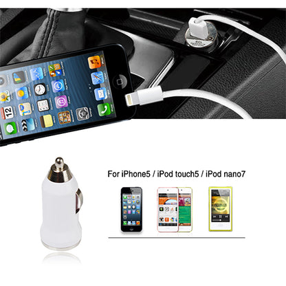 iPhone 5 Charging Kit with 2 Cables, Wall & Car Charger