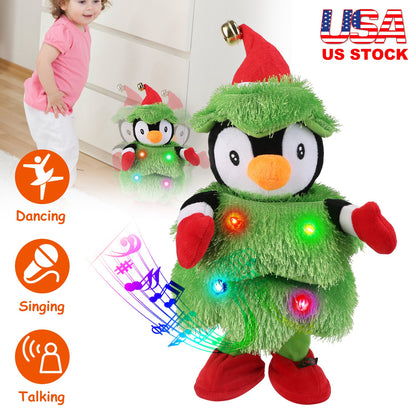 Dancing Singing Plush Toy with Mimicking & Light-Up Features