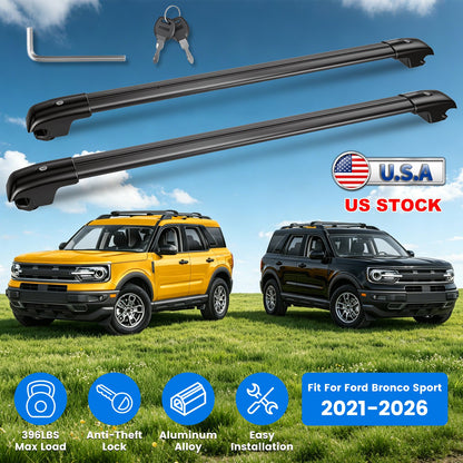 Roof Rack Cross Bars for Ford Bronco Sport 2021-2026