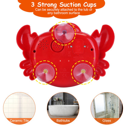 Musical Bubble Bath Maker Toy with Suction Cups for Toddlers
