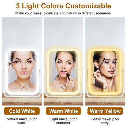 Rechargeable 10X Mirror with Lights