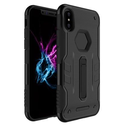 iPhone X Rugged Case with Kickstand - Dual Layer Protection