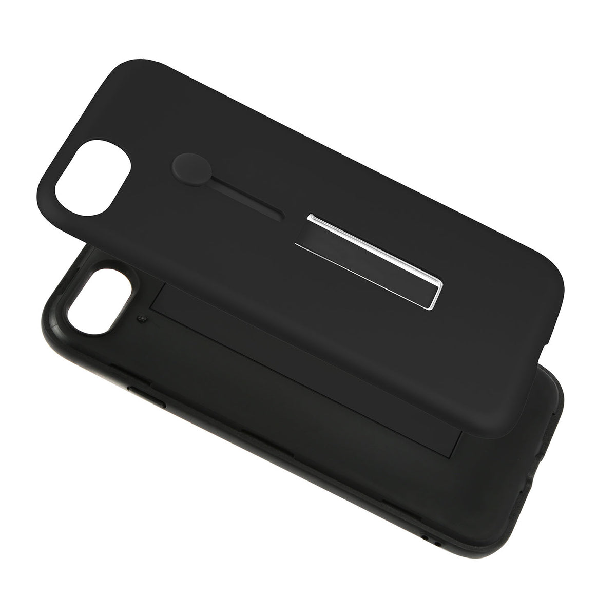iPhone 8 Case with Finger Strap and Kickstand