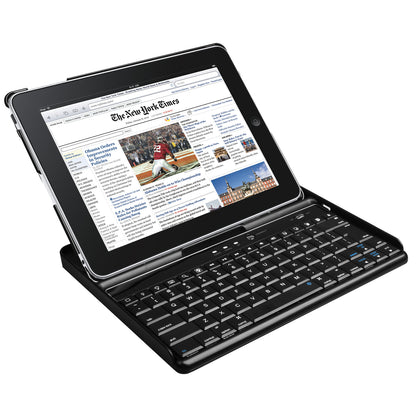 Wireless Keyboard Case for iPad 2 with Adjustable Stand