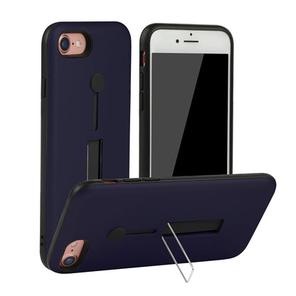 iPhone 8 Case with Finger Strap and Kickstand