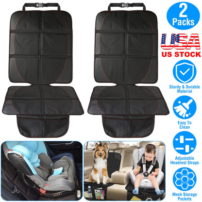 Car Seat Protector with Thick Padding - 2 Pack