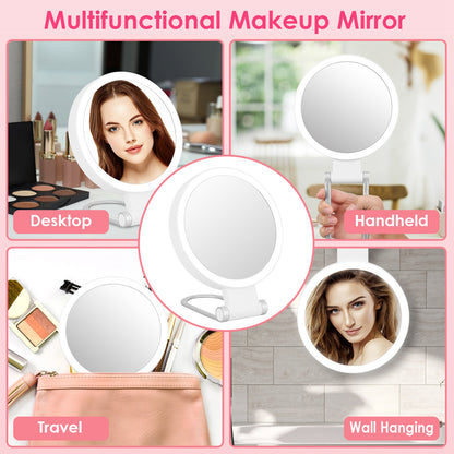 20X/1X Double-Sided Magnifying Makeup Mirror