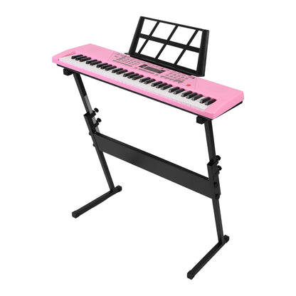 61-Key Digital Music Keyboard with Microphone & Stand
