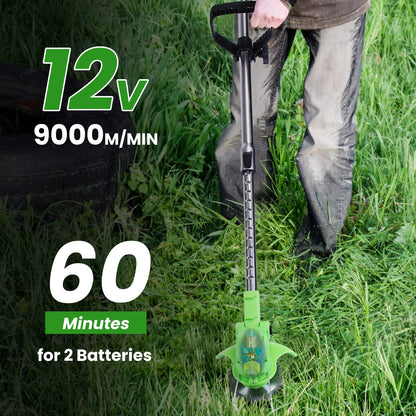 Grass Trimmer Blade Set - 14 Piece Replacement Accessory Kit
