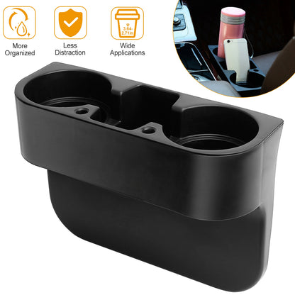 Car Seat Gap Cup Holder Organizer with Dual Holders