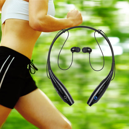 Wireless Sports Neckband Headphones with Magnetic Earbuds