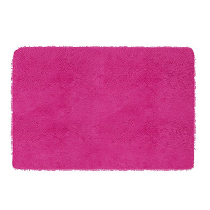 Shaggy Area Rug 4' x 2.6' Anti-Slip Soft Polyester Floor Mat