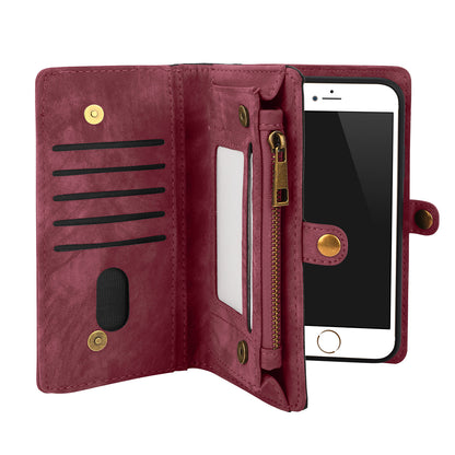 iPhone 7 Plus Wallet Case with Detachable Magnetic Cover