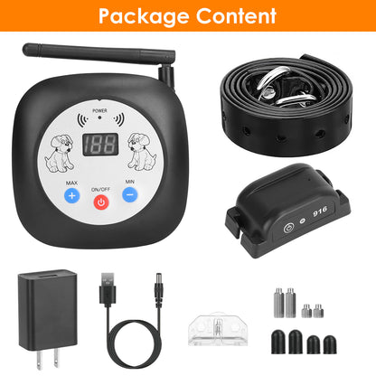Wireless Dog Fence System with GPS Tracking and Collar