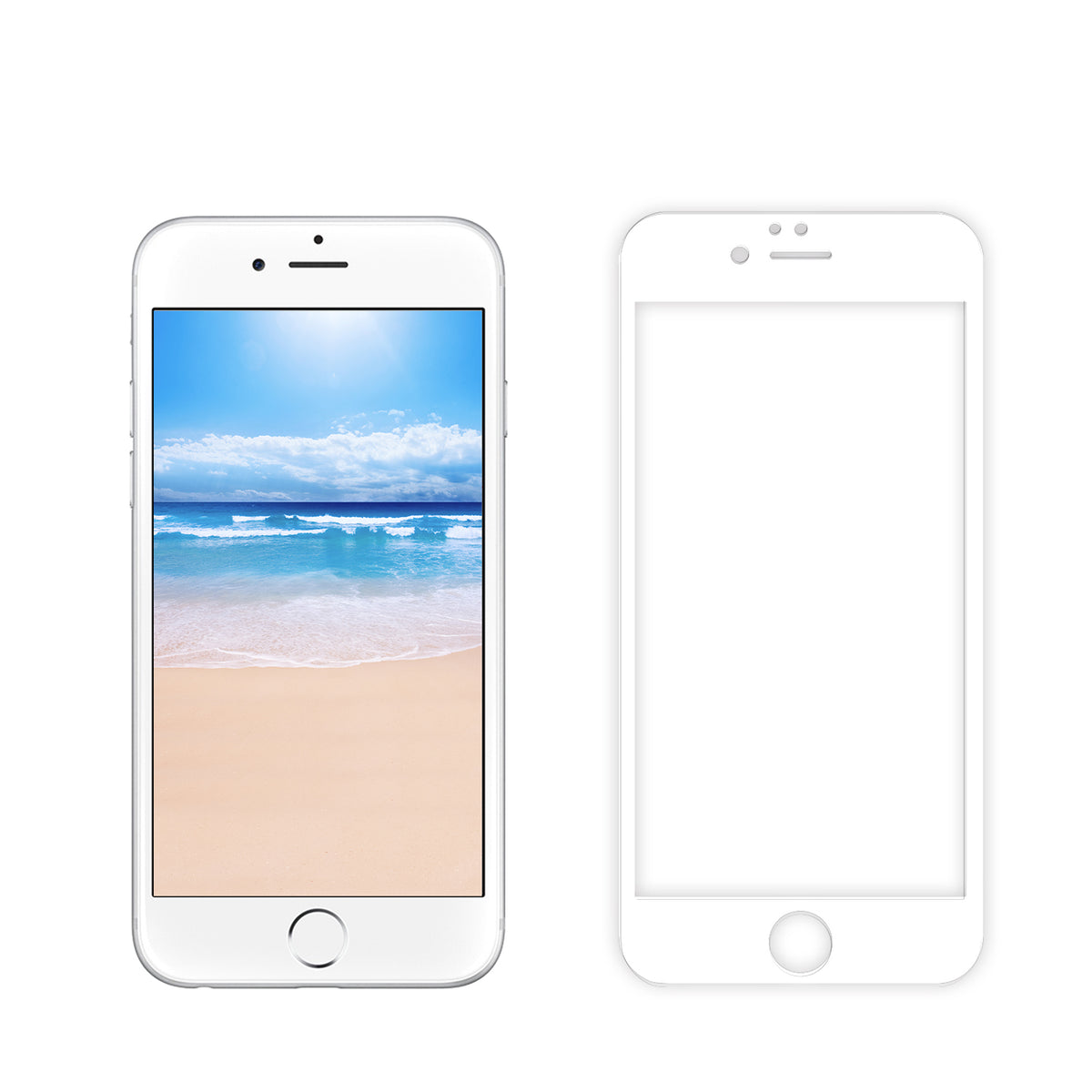 Tempered Glass Screen Protector for iPhone 6 - 3D Curved