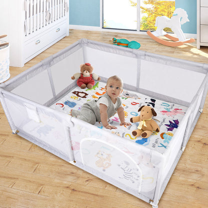 Baby Play Mat 50x50IN Non-Slip Foldable Crawling Mat