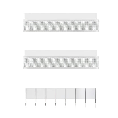 Magnetic Spice Rack 3-Pack with Hooks for Fridge Storage