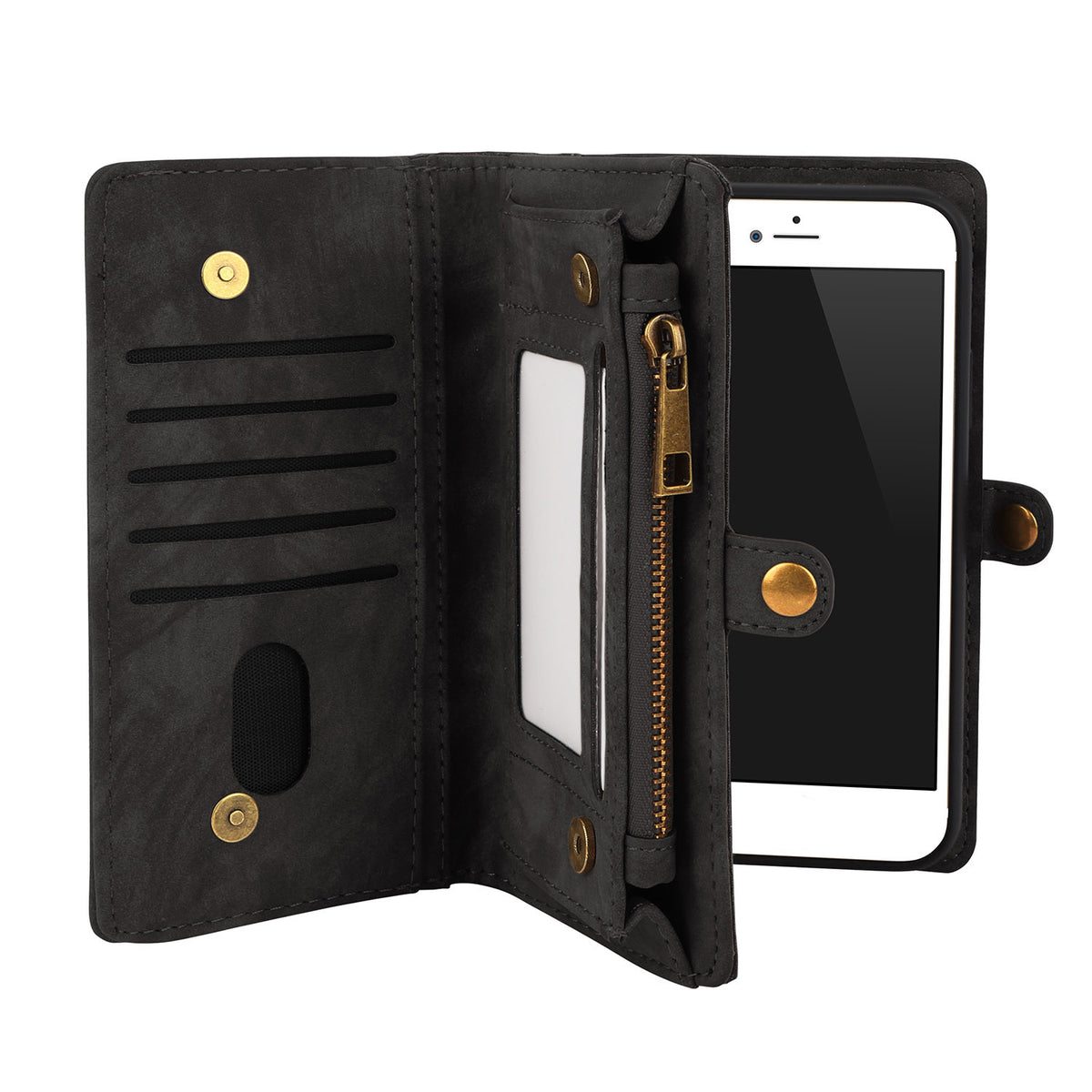 iPhone 6s Plus Wallet Case with Detachable Magnetic Cover
