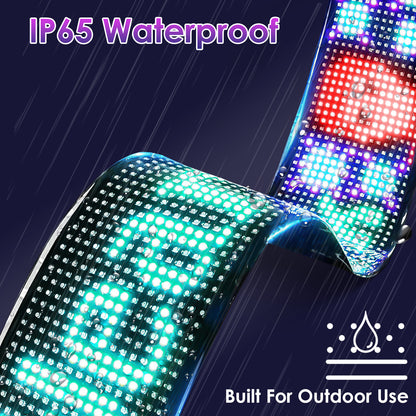Programmable LED Car Sign with App Control 20x64 Matrix