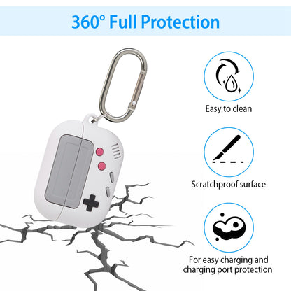 Silicone Case for AirPods Pro with Carabiner Clip
