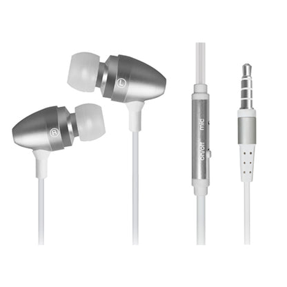 In-Ear Stereo Headset with Microphone - 4 Pack
