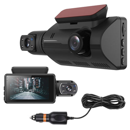 Dual Lens Dash Cam 720P Front & Interior Night Vision Camera