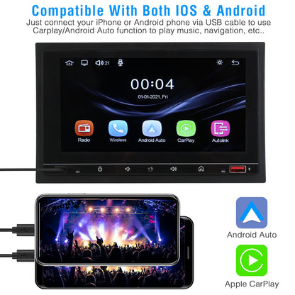 7 Inch Touchscreen Car MP5 Player with Bluetooth & Rear Camera