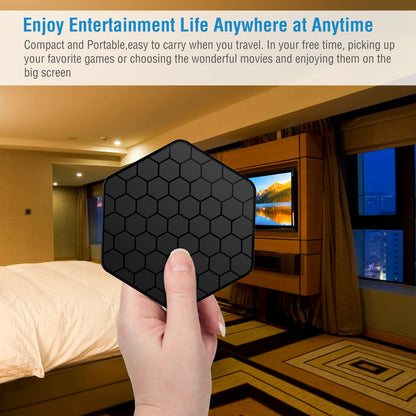Android TV Box 4K Streaming Media Player with 3GB RAM