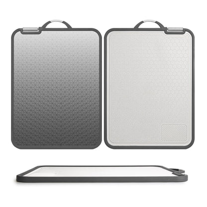 Double Sided Cutting Board with Knife Sharpener - 2 Pack