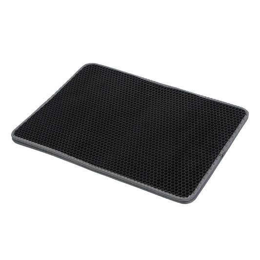 Double Layer Cat Litter Mat with Honeycomb Design