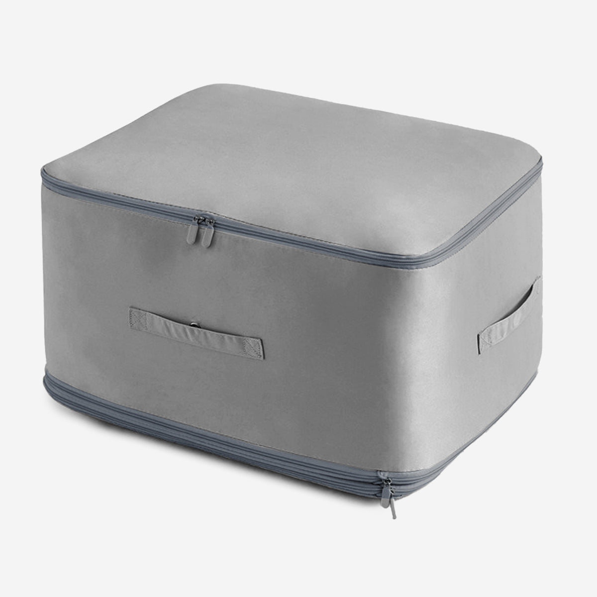 Foldable Storage Bag for Comforters and Bedding with Compression