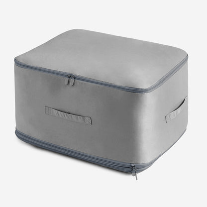 Foldable Storage Bag for Comforters and Bedding with Compression