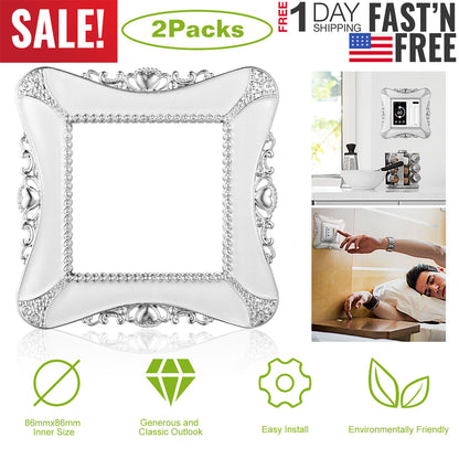 Decorative Switch Cover 2-Pack European Style Wall Plate