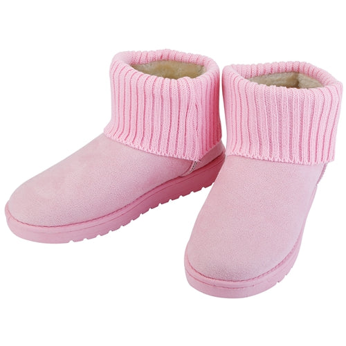 Women Lady Snow Boots Suede Mid-Calf Boot