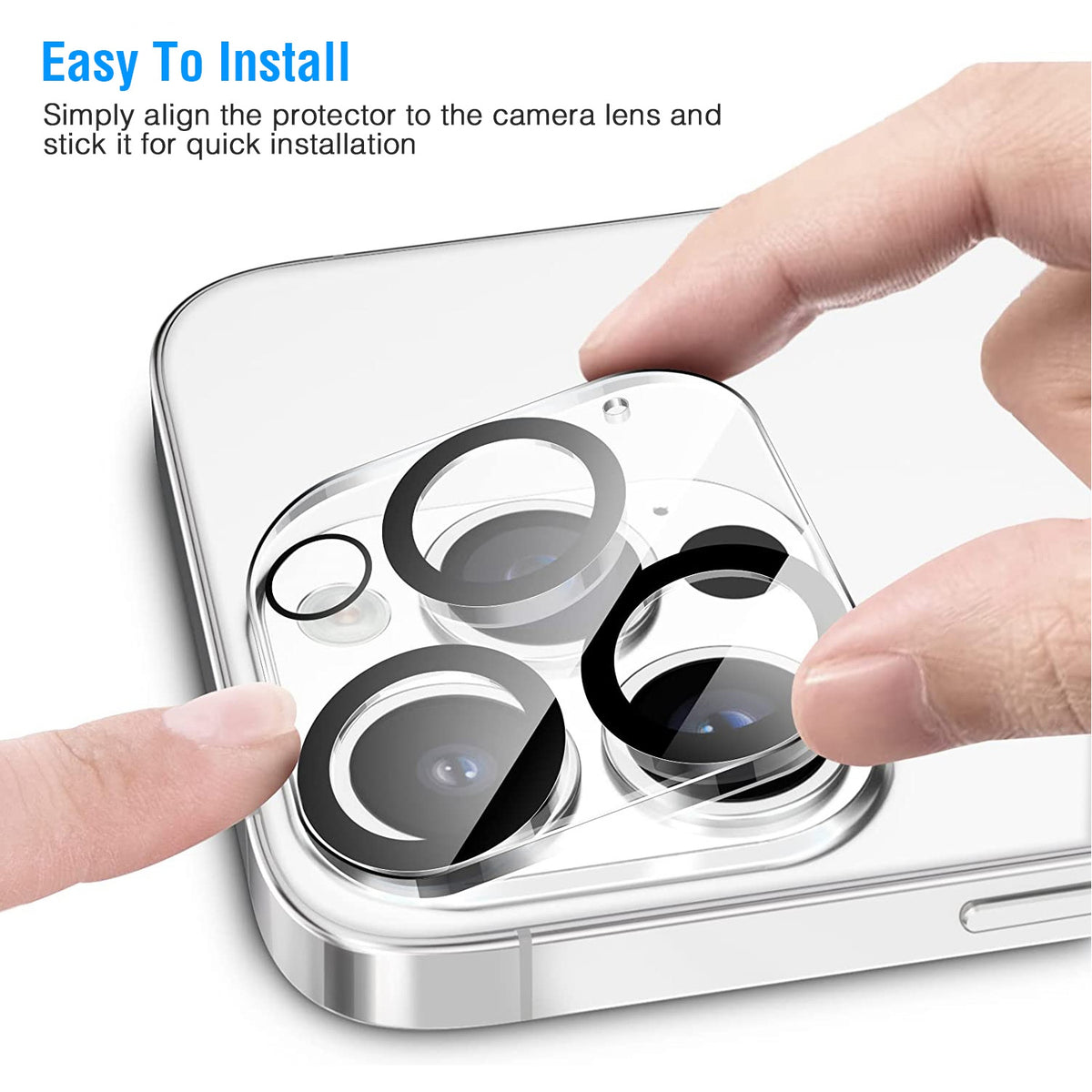 Camera Lens Protector for iPhone 12/13/14 - 9H Tempered Glass