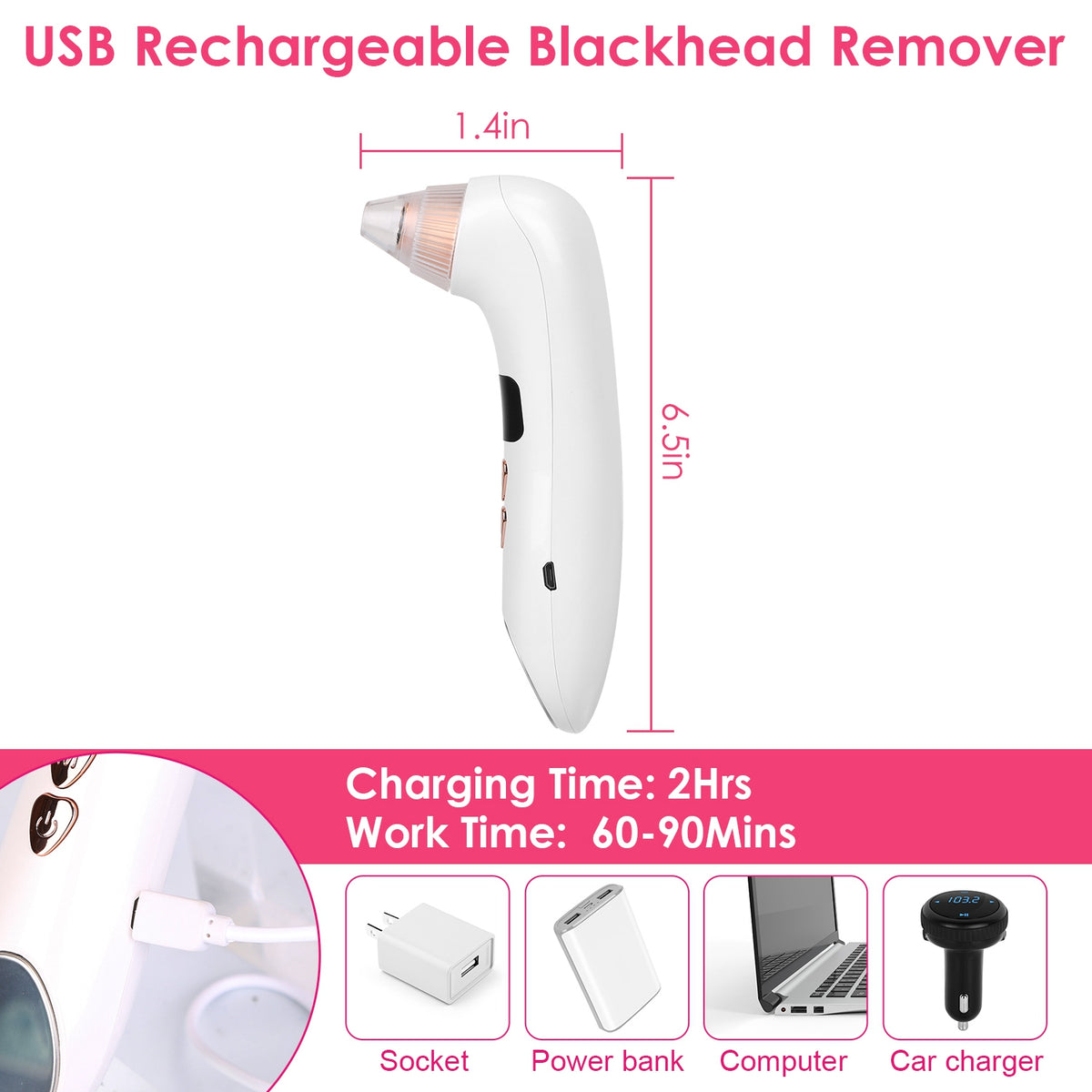 Blackhead Vacuum Remover Acne Remover