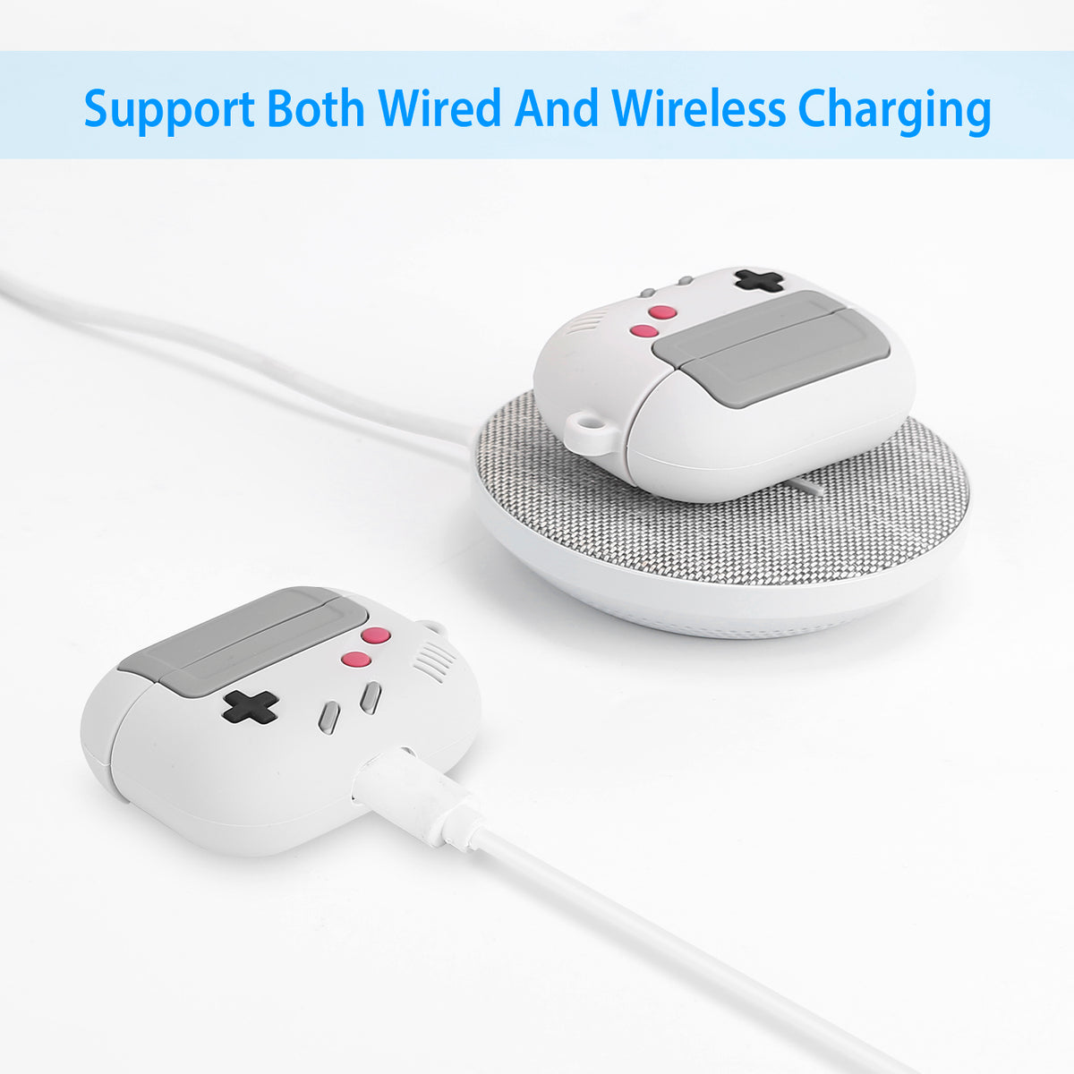 Silicone Case for AirPods Pro with Carabiner Clip