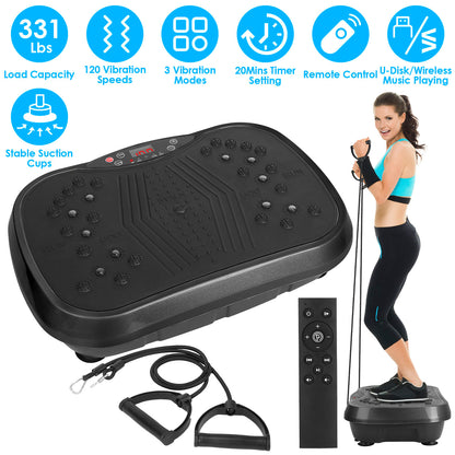 Vibration Plate Exercise Machine with 120 Speed Levels