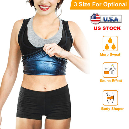 Women's Sweat Vest Waist Trainer for Workout & Sauna