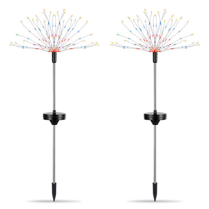 Solar Starburst Lights 240 LED Firework Garden Stake Lights