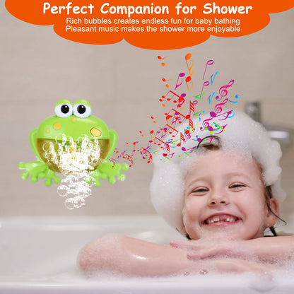 Musical Bubble Bath Maker Toy with Suction Cups for Toddlers