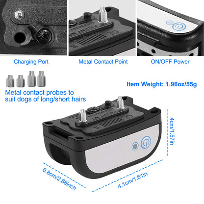 Dog Training Collar Receiver - Waterproof Rechargeable
