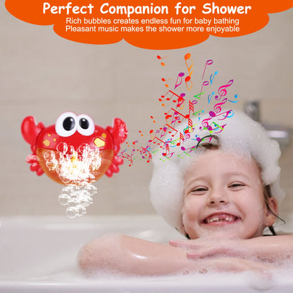 Musical Bubble Bath Maker Toy with Suction Cups for Toddlers