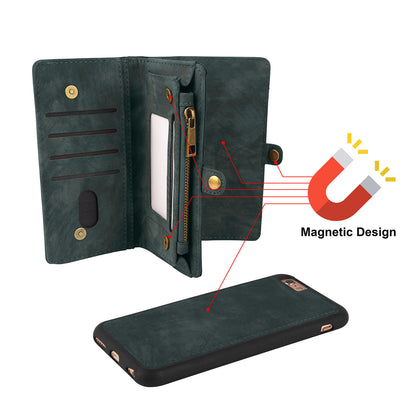 iPhone 6 Wallet Case with Detachable Magnetic Phone Holder
