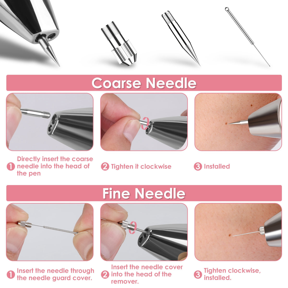 Wart & Freckle Remover with Needles