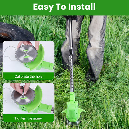 Grass Trimmer Blade Set - 14 Piece Replacement Accessory Kit