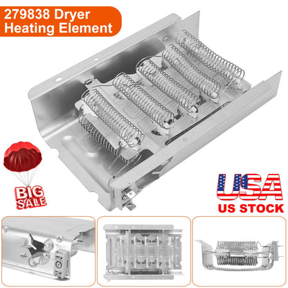 Dryer Heating Element 279838 Replacement for Whirlpool Kenmore